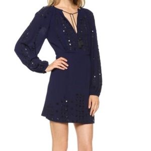 Free People Blue Desert Perfume Sequin Dress